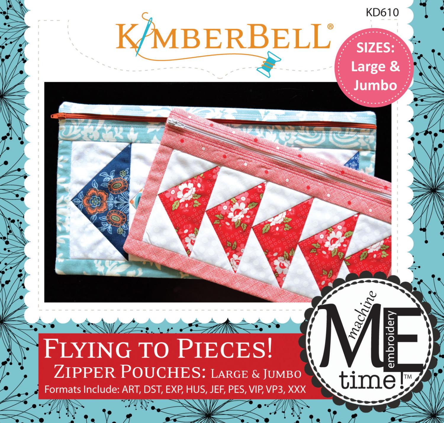 Kimberbell - Flying to Pieces Zipper Pouch