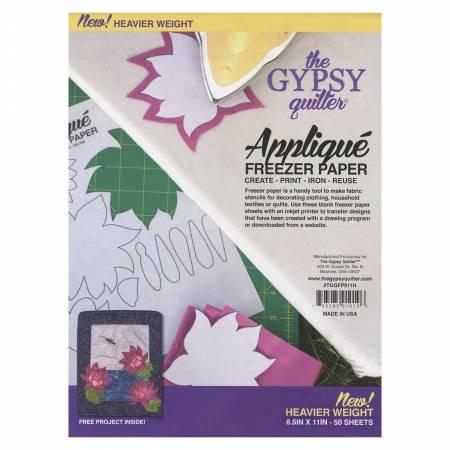 Gypsy Quilter Freezer Paper - 8 1/2in x 11in Heavy Weight - 50ct