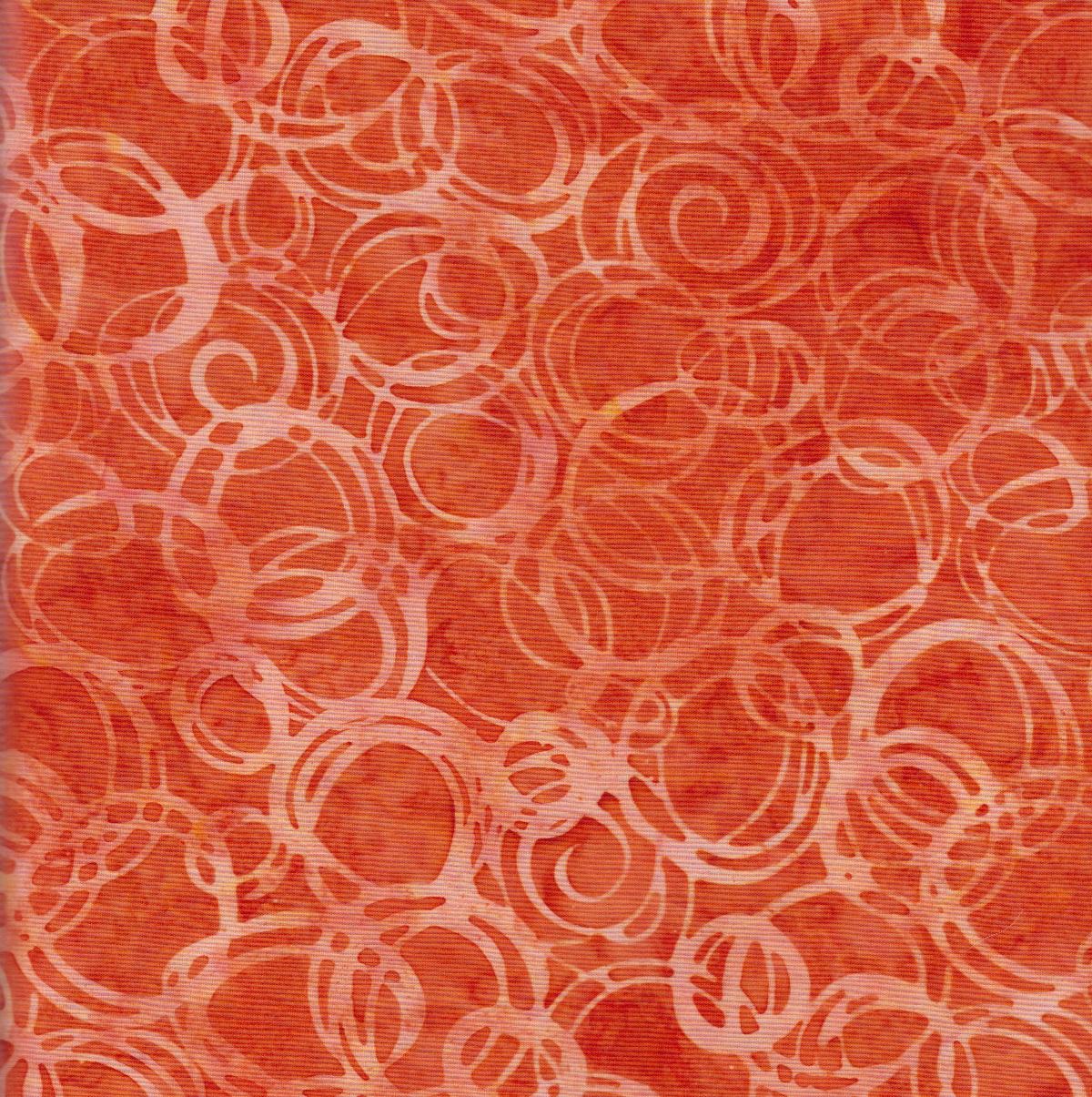 Hoffman - Bali Chop - Circles - Pumpkin - N2801-192