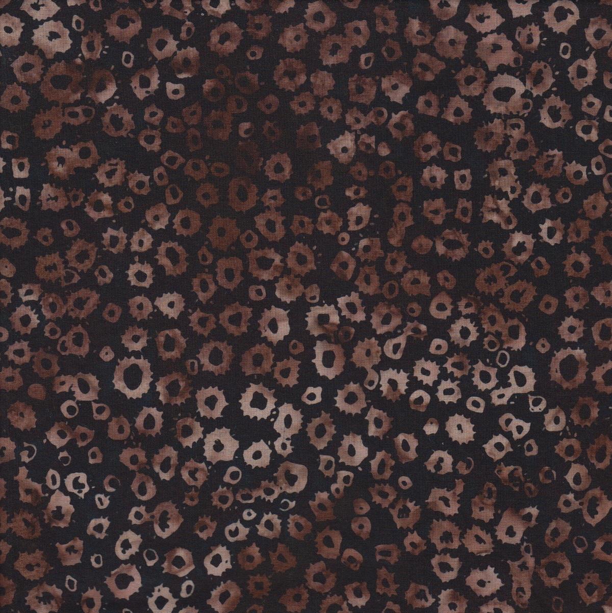 Hoffman Fabrics - Bali Chop - Static Dots - Teak - N2811-154