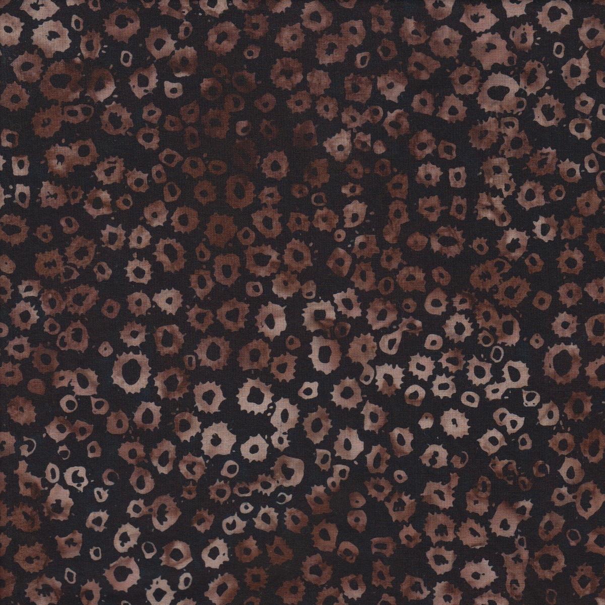Hoffman Fabrics - Bali Chop - Static Dots - Teak