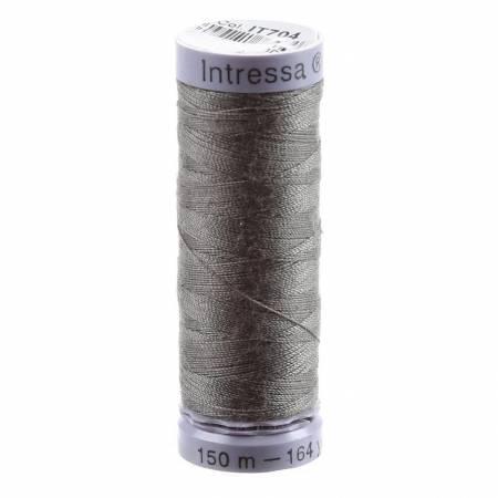 Intressa Thread - 100% Polyester - 164yds - 200-IT704 - Mouse Gray