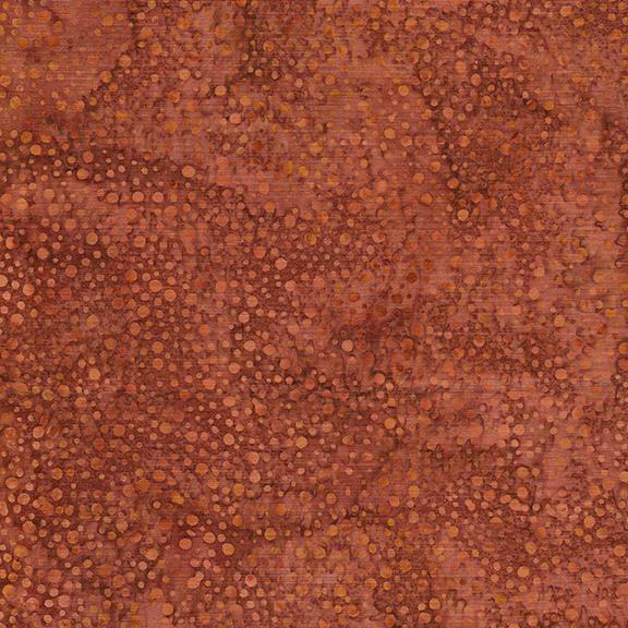 Island Batik - Dots-Brown - Sienna - 100% Cotton - 44-45" Wide - 112250079