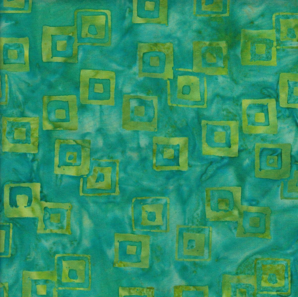 Island Batik - Habitat - Aqua - Lime Green - 721502400