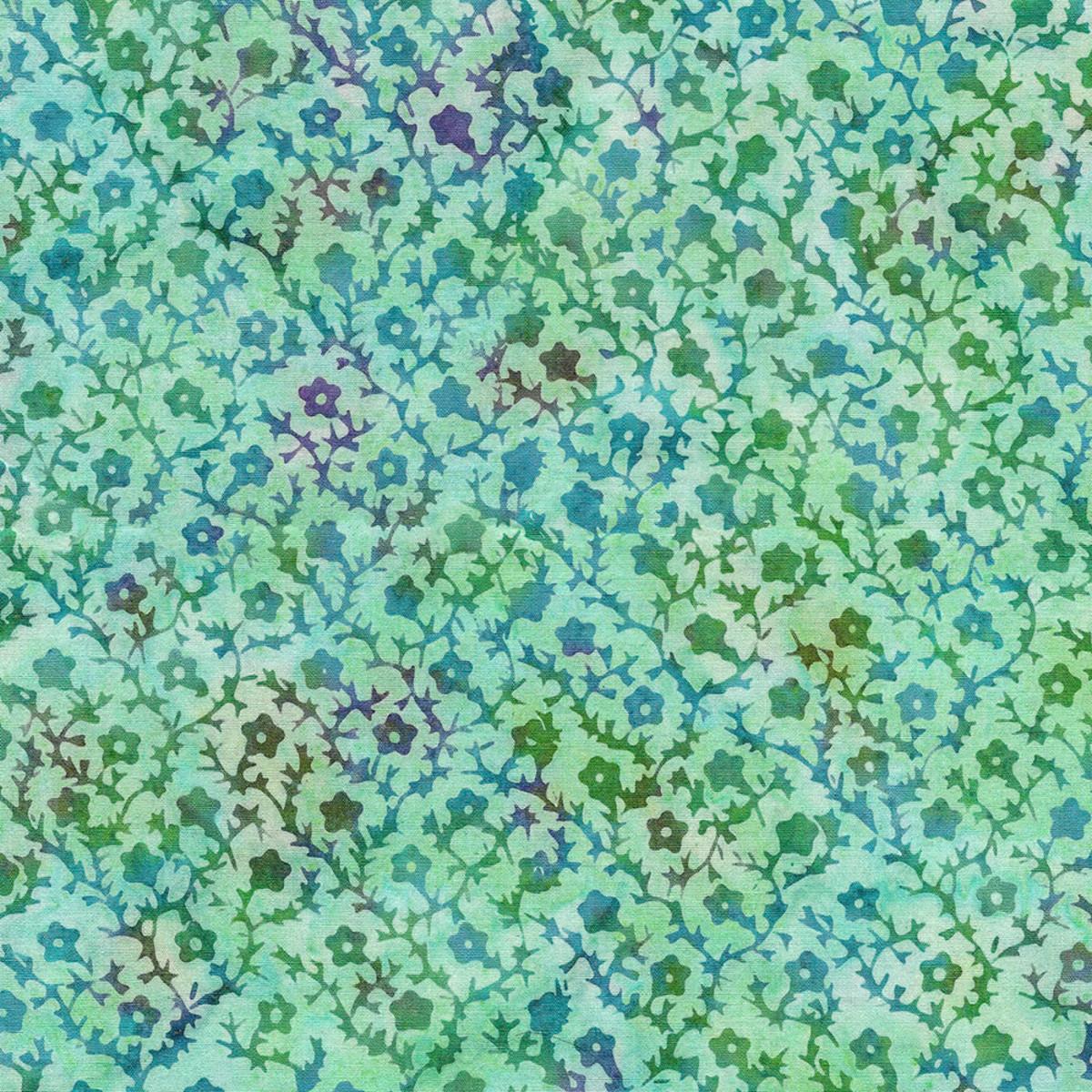 Island Batik - Mini Flora - 100% Cotton - 44-45" Wide - 122127625