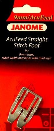 Janome 9mm AcuFeed Straight Stitch Foot (9mm)