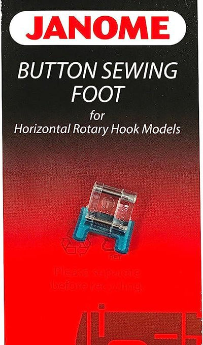 Janome Button Sewing Foot - Horizontal Hook