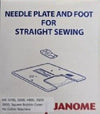 Janome Strait Stitch Needle Plate w/foot for 11000