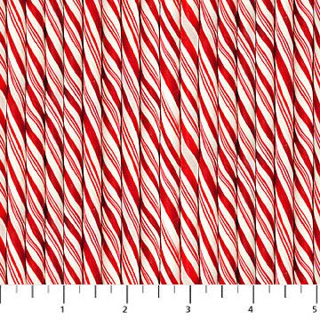 Jolly Old St Nick -  white/red candy cane