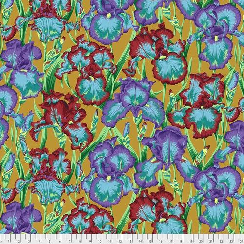 Kaffe Fassett - Bearded Iris - Ochre - PWPJ105.OCHRE
