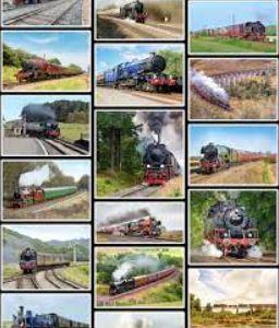 Quiltex - Kennard and Kennard Steam Train Collage - 1098F