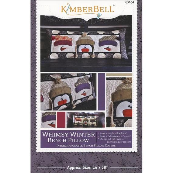 Kimberbell Whimsy Winter Bench Pillow Pattern