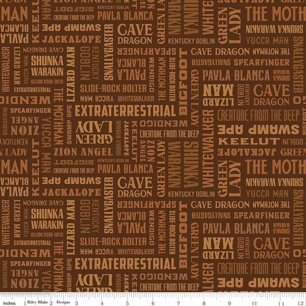 Legends of The National Parks - Names -  Brown