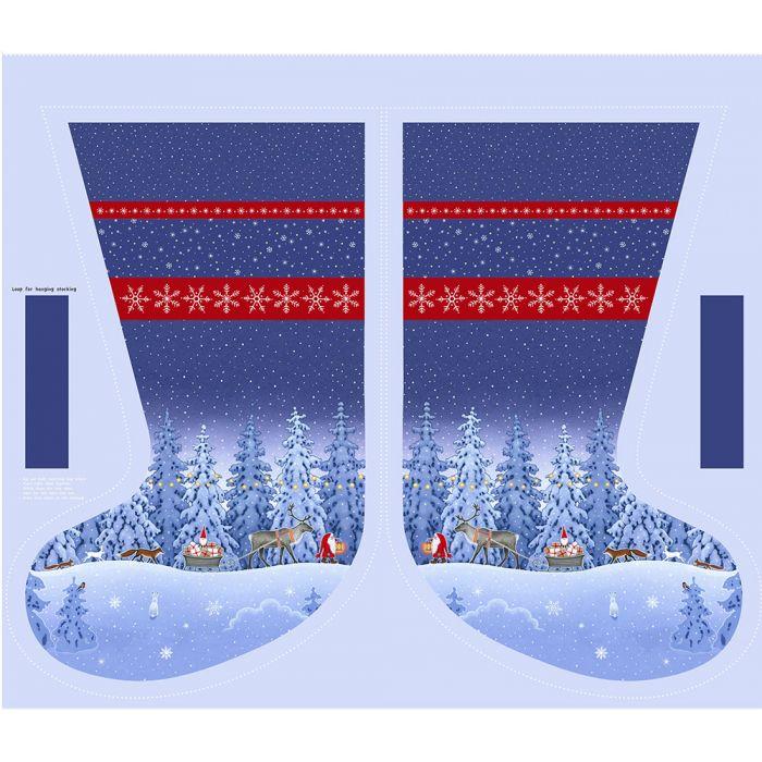 Lewis and Irene - Tompton&#39;s Christmas Stocking Panel