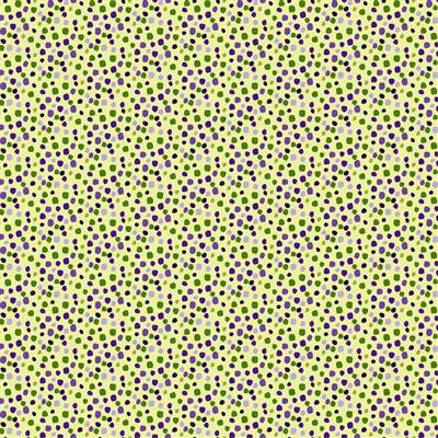 Clothworks - Lilla Multi Dots - Lime Light - Y3476-17