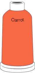 Madeira Classic Rayon Thread 1100YD - Carrot