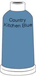 Madeira Classic Rayon Thread 1100YD - Country Kitchen Blue