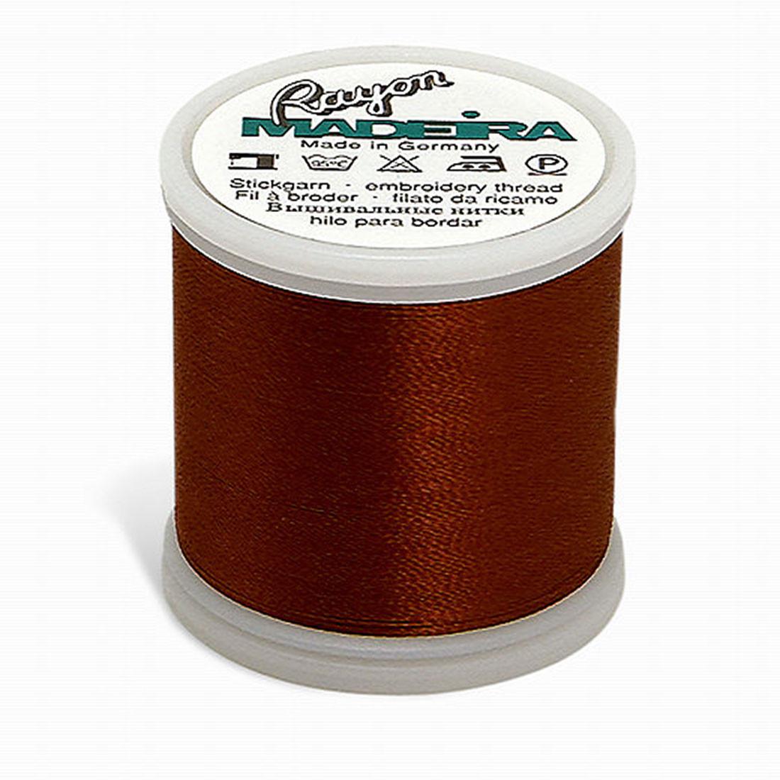 Madeira Rayon 220YD Spool 1158 - Tawny Brown