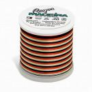 Madeira Rayon - Variegated - Machine Embroidery Thread - 220YD Spool - Burgandy Tan Blk