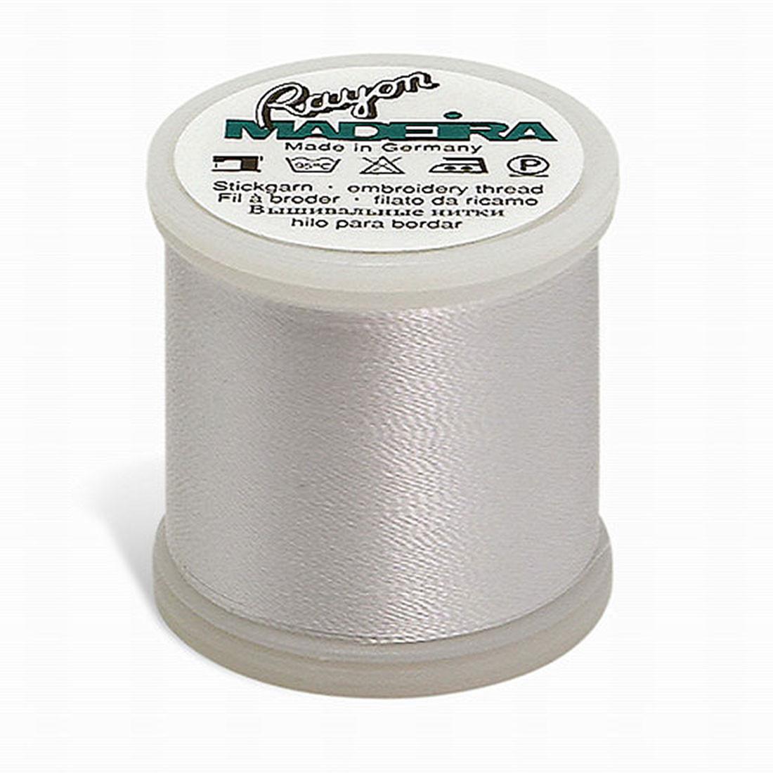 Madeira Rayon 220YD Color 1001 - Bright White - Ready Set Sew TN