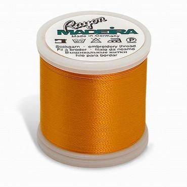 Madeira Rayon 220YD Color 1137 - Orange Yellow