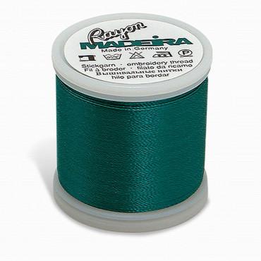 Madeira Rayon 220YD Spool - Green Peacock