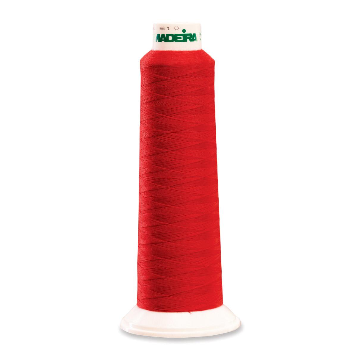 Madeira Serger Thread - 8380 Red - 2000yd Poly