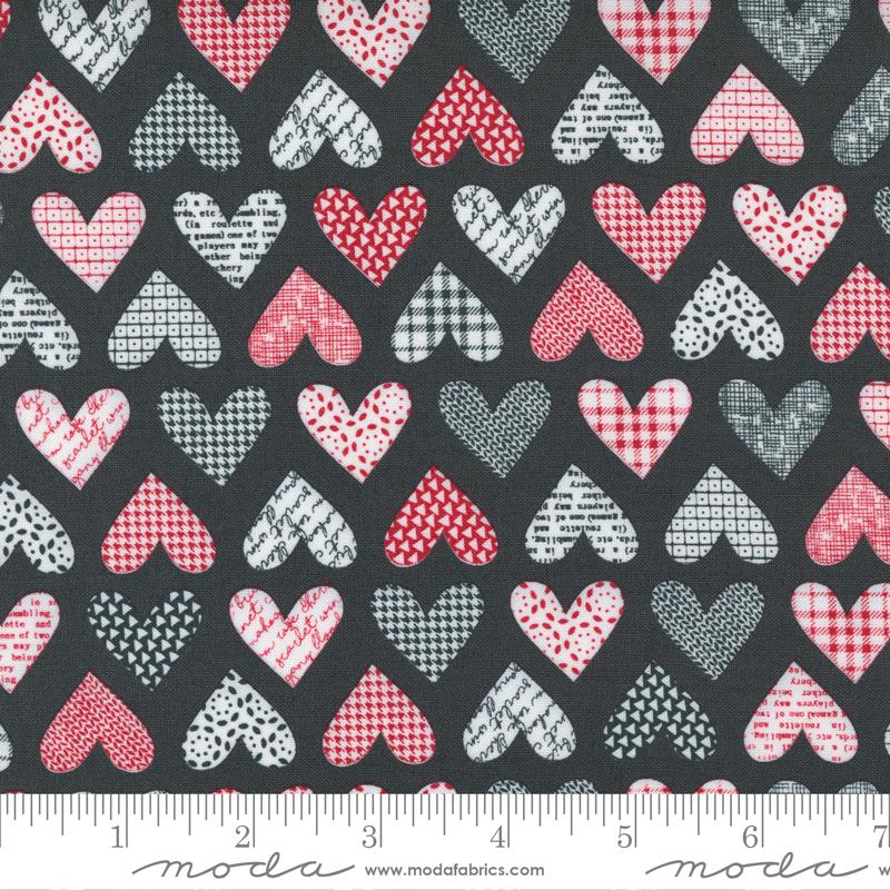 Moda - Flirt Hearts - Black