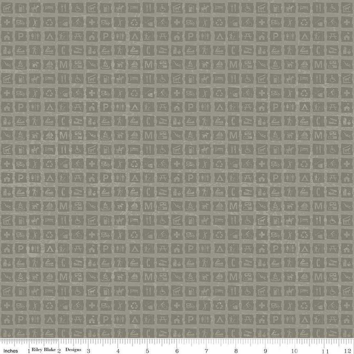 National Park Signs - Gray