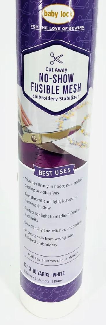 No-Sho Mesh White Cutaway Stabilizer