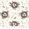 Northcott - Feathered Nest - Feathered Nest - Cream - Multi