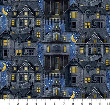 Northcott - Hocus Pocus - Navy Multi