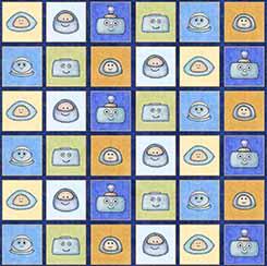 QT Fabrics - Space Ace