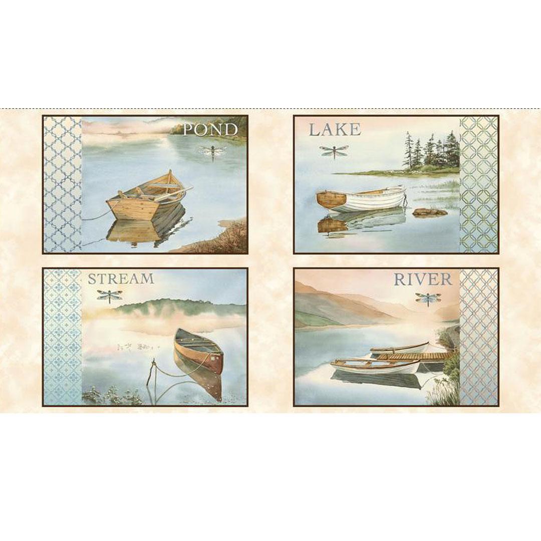 Quilting Treasures - Tranquility Panel