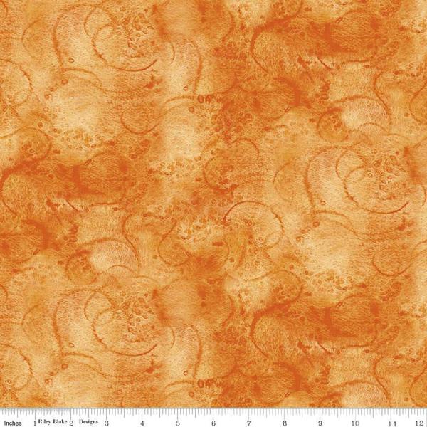 Riley Blake - Painter&#39;s Swirl - Gold - 108 Backing