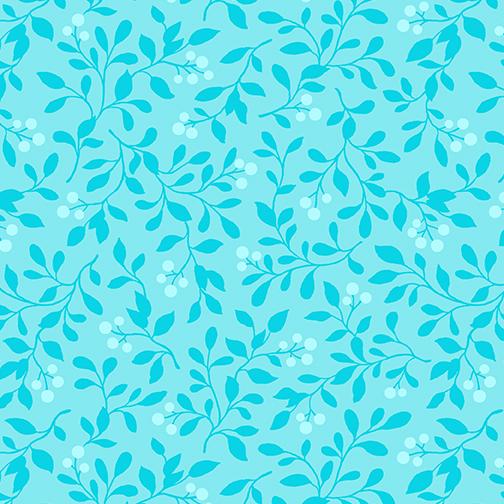 Rose Whispers - Berry Bush - Elanor Burns - Aqua