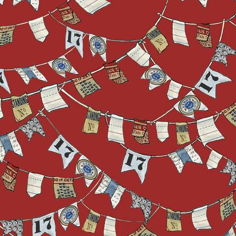 Set Sail 1649-28495-R - Flags - Quilting Treasures