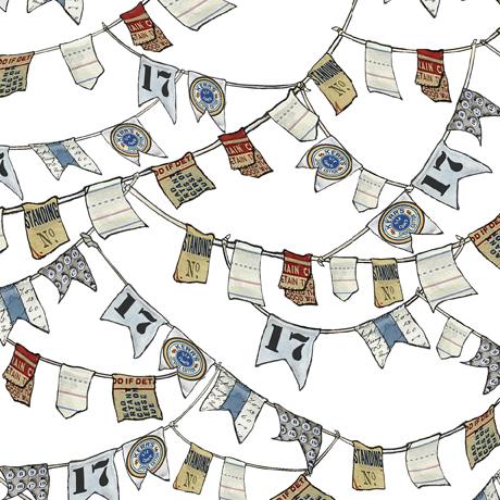 Set Sail 1649-28495-Z- Flags - Quilting Treasures