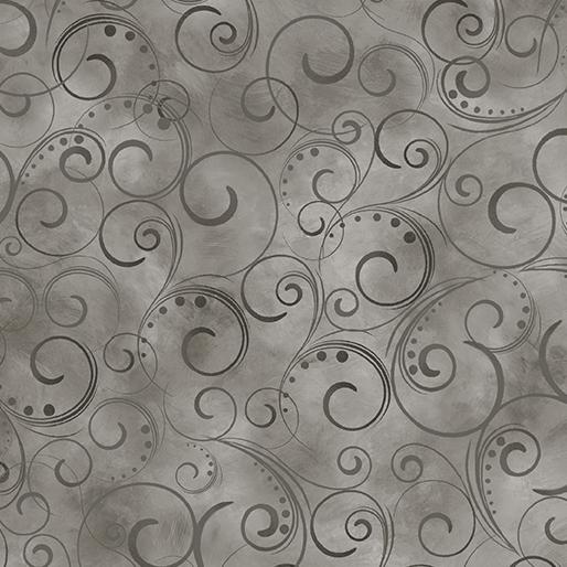 Swirling Splendor - Gray Smoke