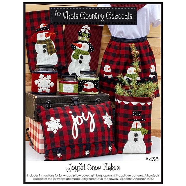 The Whole Country Caboodle - Joyful Snow Flakes Pattern