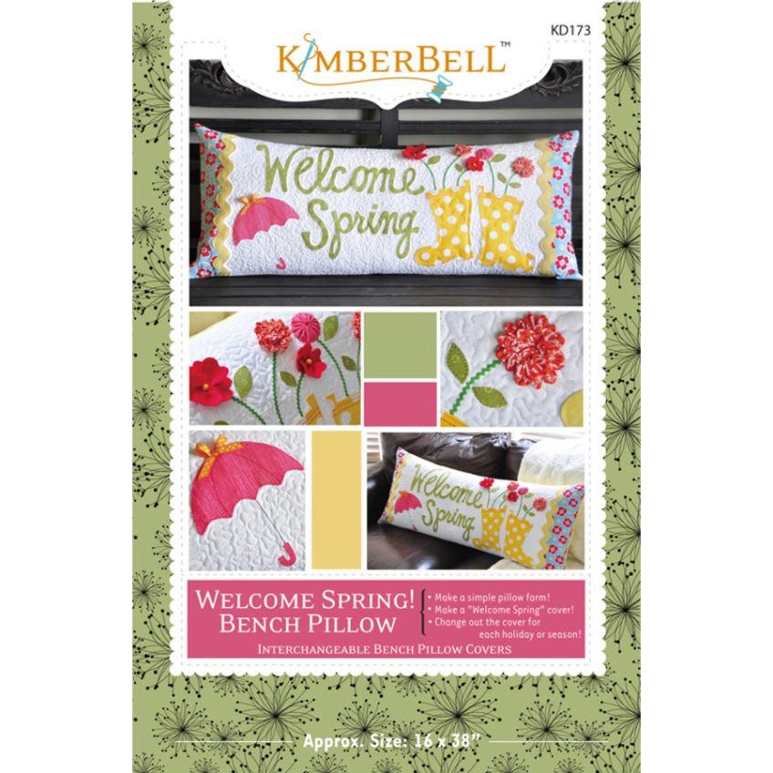 Welcome Spring Bench Pillow Pattern