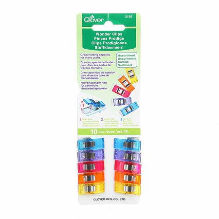 Wonder Clips Assorted Colors - 10pc