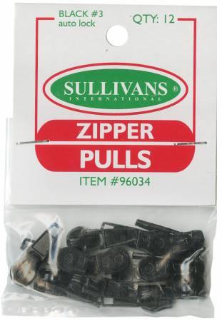 Zipper Pulls - Black